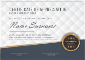 Mẫu Giấy Chứng Nhận, Certificate File Corel (454)