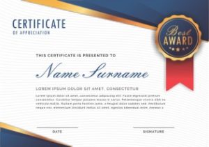 Mẫu Giấy Chứng Nhận, Certificate File Corel (455)