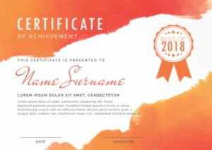 Mẫu Giấy Chứng Nhận, Certificate File Corel (457)