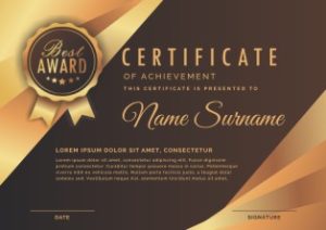 Mẫu Giấy Chứng Nhận, Certificate File Corel (462)