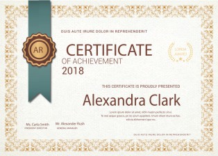 Mẫu Giấy Chứng Nhận, Certificate File Corel (470)