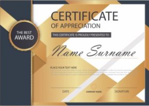 Mẫu Giấy Chứng Nhận, Certificate File Corel (485)