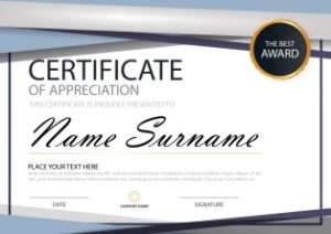 Mẫu Giấy Chứng Nhận, Certificate File Corel (511)