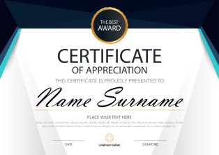 Mẫu Giấy Chứng Nhận, Certificate File Corel (516)