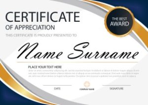 Mẫu Giấy Chứng Nhận, Certificate File Corel (518)