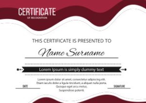 Mẫu Giấy Chứng Nhận, Certificate File Corel (522)