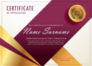 Mẫu Giấy Chứng Nhận, Certificate File Corel (525)