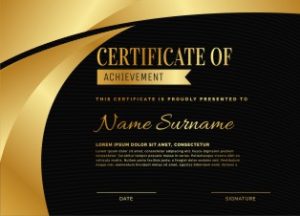 Mẫu Giấy Chứng Nhận, Certificate File Corel (526)