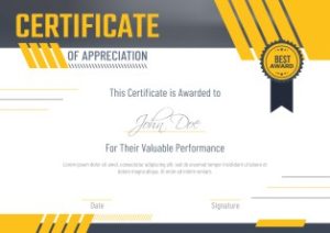 Mẫu Giấy Chứng Nhận, Certificate File Corel (529)