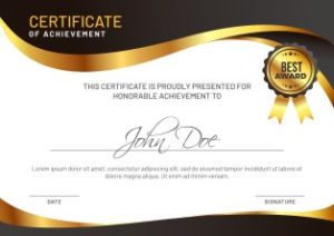 Mẫu Giấy Chứng Nhận, Certificate File Corel (531)