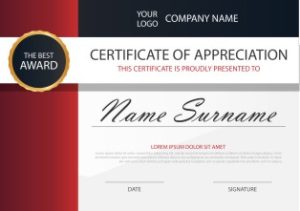 Mẫu Giấy Chứng Nhận, Certificate File Corel (535)