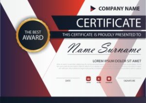 Mẫu Giấy Chứng Nhận, Certificate File Corel (537)