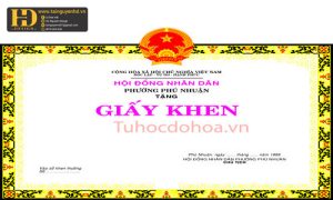 Mẫu Giấy Khen Đẹp (71)