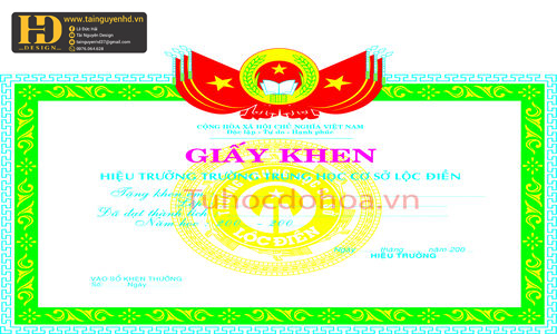 Mẫu Giấy Khen Đẹp (72)