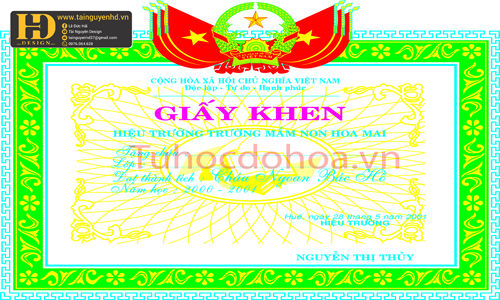 Mẫu Giấy Khen Đẹp (73)