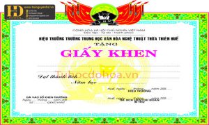 Mẫu Giấy Khen Đẹp (78)