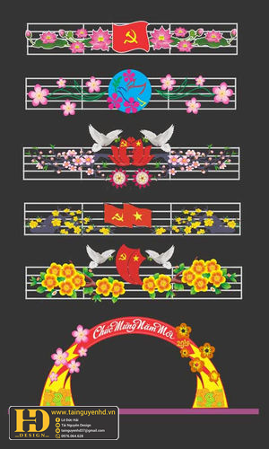 Mẫu LED trang trí đường phố (17)