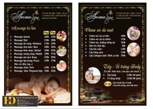 Mẫu Menu Nhà Hàng, Quán Ăn Vặt (101)