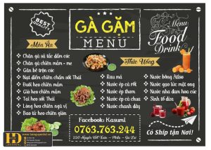 Mẫu Menu Nhà Hàng, Quán Ăn Vặt (102)