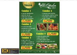 Mẫu Menu Nhà Hàng, Quán Ăn Vặt (103)