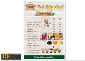 Mẫu Menu Nhà Hàng, Quán Ăn Vặt (106)