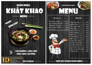 Mẫu Menu Nhà Hàng, Quán Ăn Vặt (11)