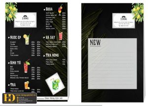 Mẫu Menu Nhà Hàng, Quán Ăn Vặt (112)