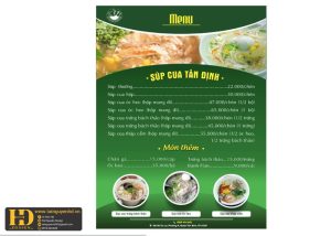 Mẫu Menu Nhà Hàng, Quán Ăn Vặt (115)