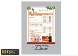 Mẫu Menu Nhà Hàng, Quán Ăn Vặt (124)