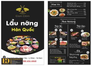 Mẫu Menu Nhà Hàng, Quán Ăn Vặt (13)