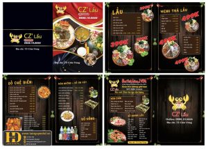 Mẫu Menu Nhà Hàng, Quán Ăn Vặt (135)
