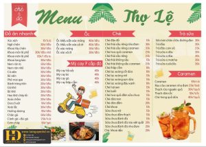 Mẫu Menu Nhà Hàng, Quán Ăn Vặt (136)
