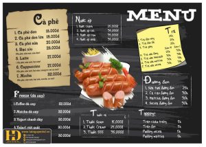 Mẫu Menu Nhà Hàng, Quán Ăn Vặt (137)