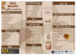 Mẫu Menu Nhà Hàng, Quán Ăn Vặt (139)