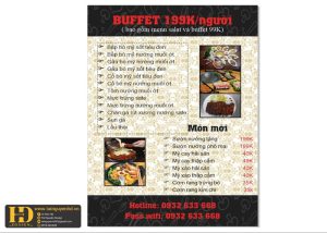 Mẫu Menu Nhà Hàng, Quán Ăn Vặt (148)