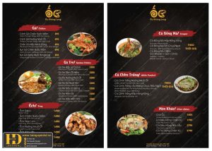 Mẫu Menu Nhà Hàng, Quán Ăn Vặt (15)