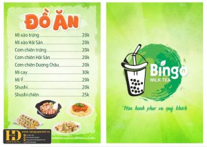 Mẫu Menu Nhà Hàng, Quán Ăn Vặt (153)