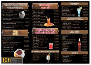 Mẫu Menu Nhà Hàng, Quán Ăn Vặt (162)