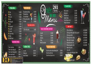 Mẫu Menu Nhà Hàng, Quán Ăn Vặt (174)