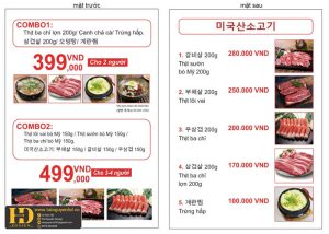 Mẫu Menu Nhà Hàng, Quán Ăn Vặt (18)