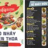 Mẫu Menu Nhà Hàng, Quán Ăn Vặt (184)