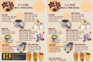 Mẫu Menu Nhà Hàng, Quán Ăn Vặt (186)