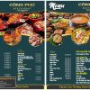Mẫu Menu Nhà Hàng, Quán Ăn Vặt (194)