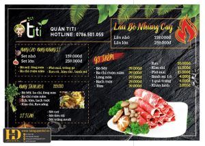 Mẫu Menu Nhà Hàng, Quán Ăn Vặt (20)