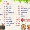 Mẫu Menu Nhà Hàng, Quán Ăn Vặt (200)