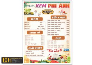 Mẫu Menu Nhà Hàng, Quán Ăn Vặt (23)
