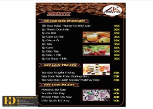 Mẫu Menu Nhà Hàng, Quán Ăn Vặt (24)