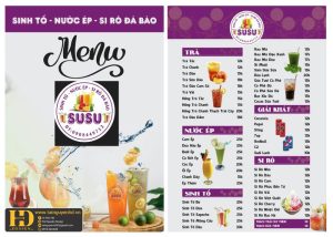 Mẫu Menu Nhà Hàng, Quán Ăn Vặt (26)