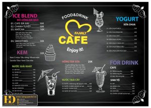 Mẫu Menu Nhà Hàng, Quán Ăn Vặt (30)