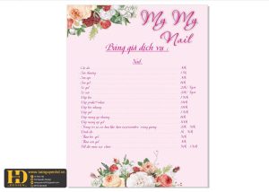 Mẫu Menu Nhà Hàng, Quán Ăn Vặt (37)